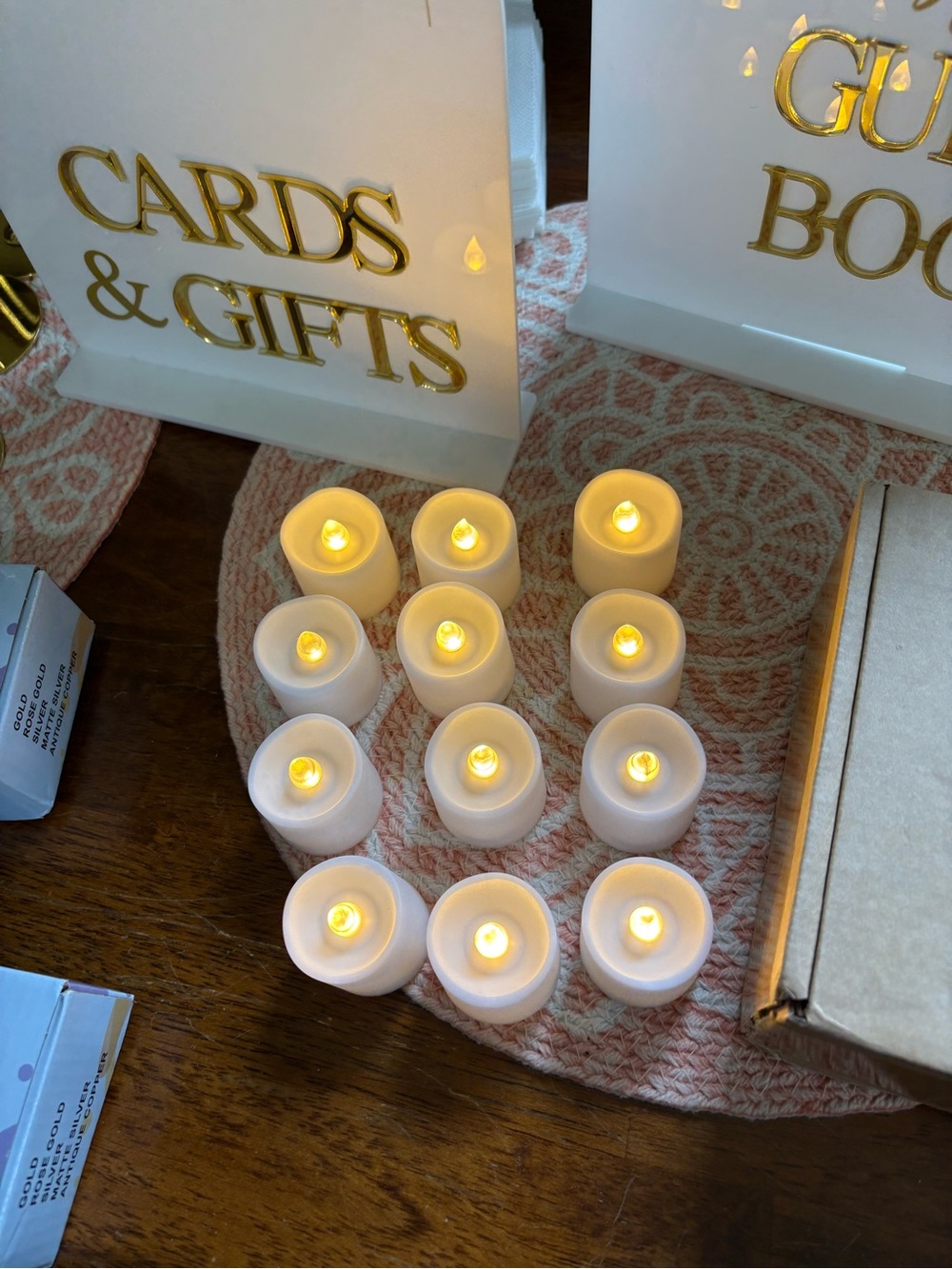 12 LED Flameless Tea Light Candle Set